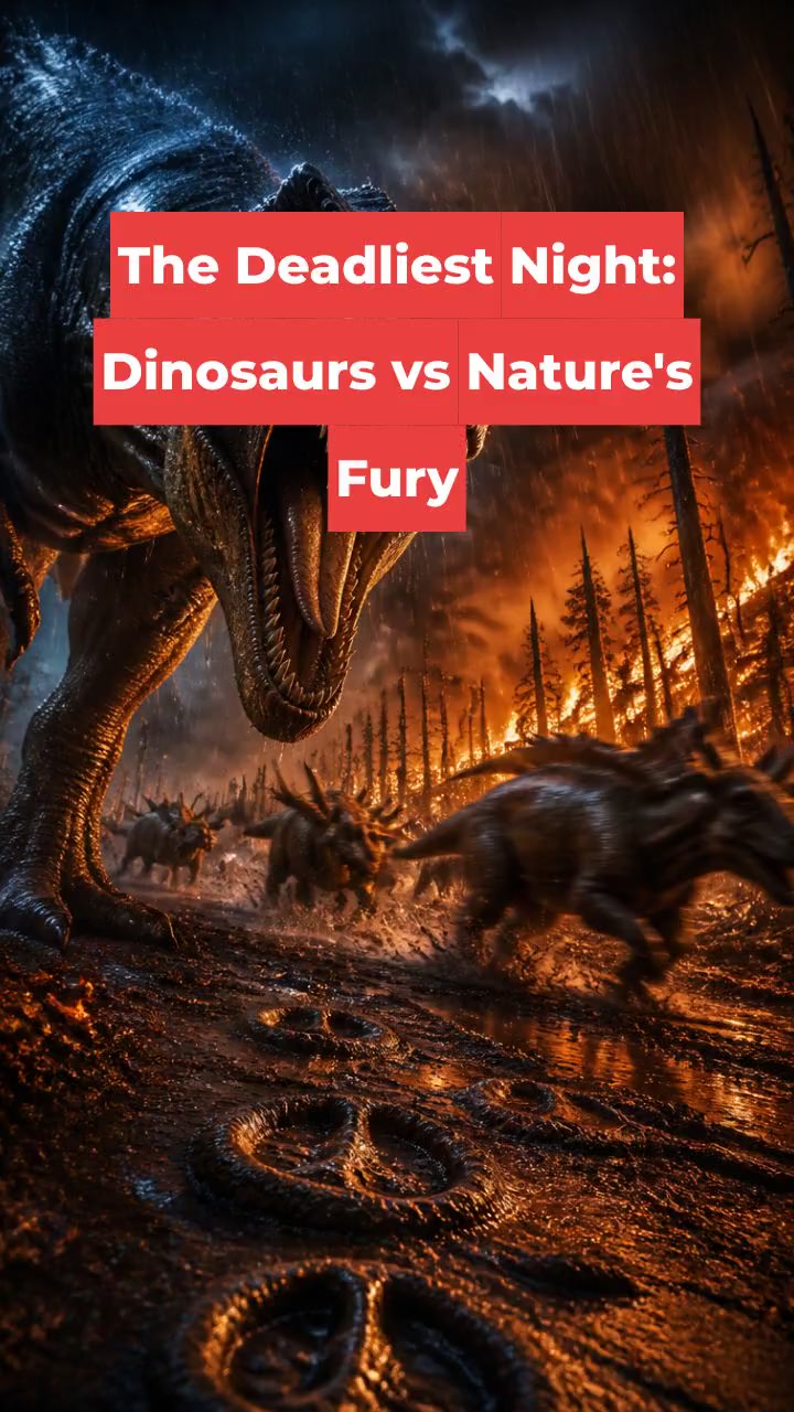 The Deadliest Night: Dinosaurs vs Nature's Fury