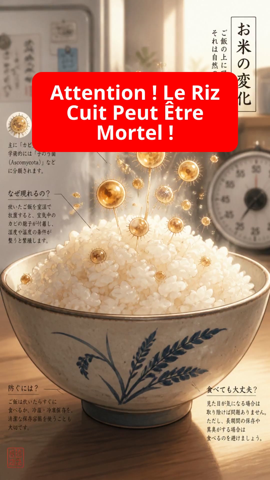 Attention ! Le Riz Cuit Peut Être Mortel !