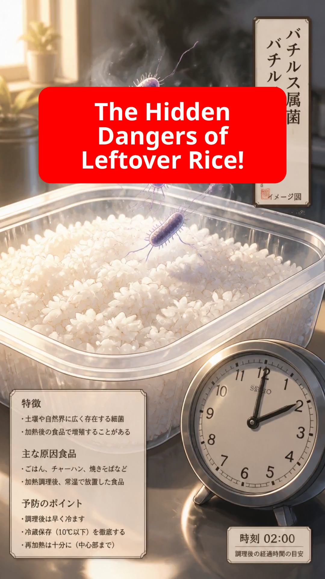 The Hidden Dangers of Leftover Rice!