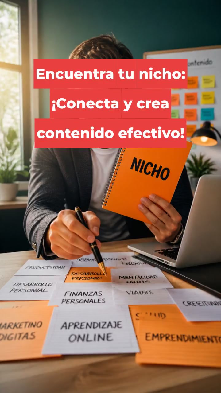 Encuentra tu nicho: ¡Conecta y crea contenido efectivo!