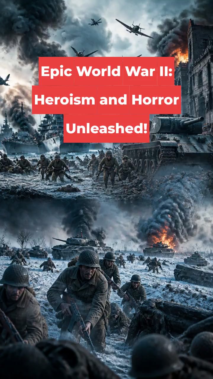 Epic World War II: Heroism and Horror Unleashed!