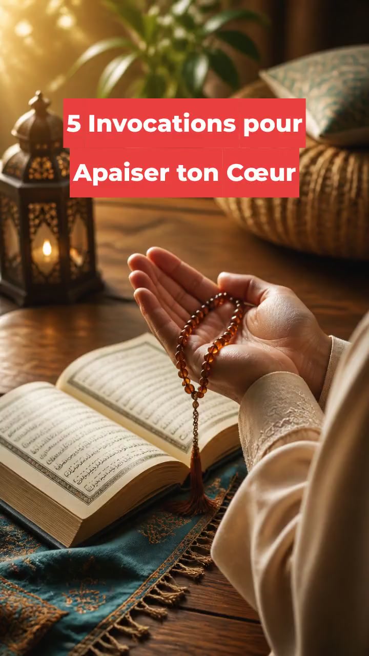 5 Invocations pour Apaiser ton Cœur