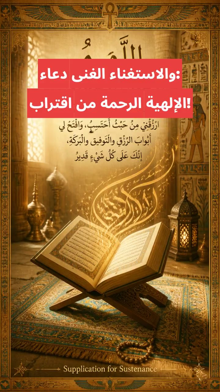 دعاء الغنى والاستغناء: اقتراب من الرحمة الإلهية!