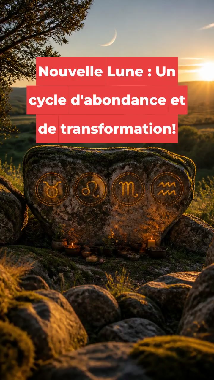 Nouvelle Lune : Un cycle d'abondance et de transformation!