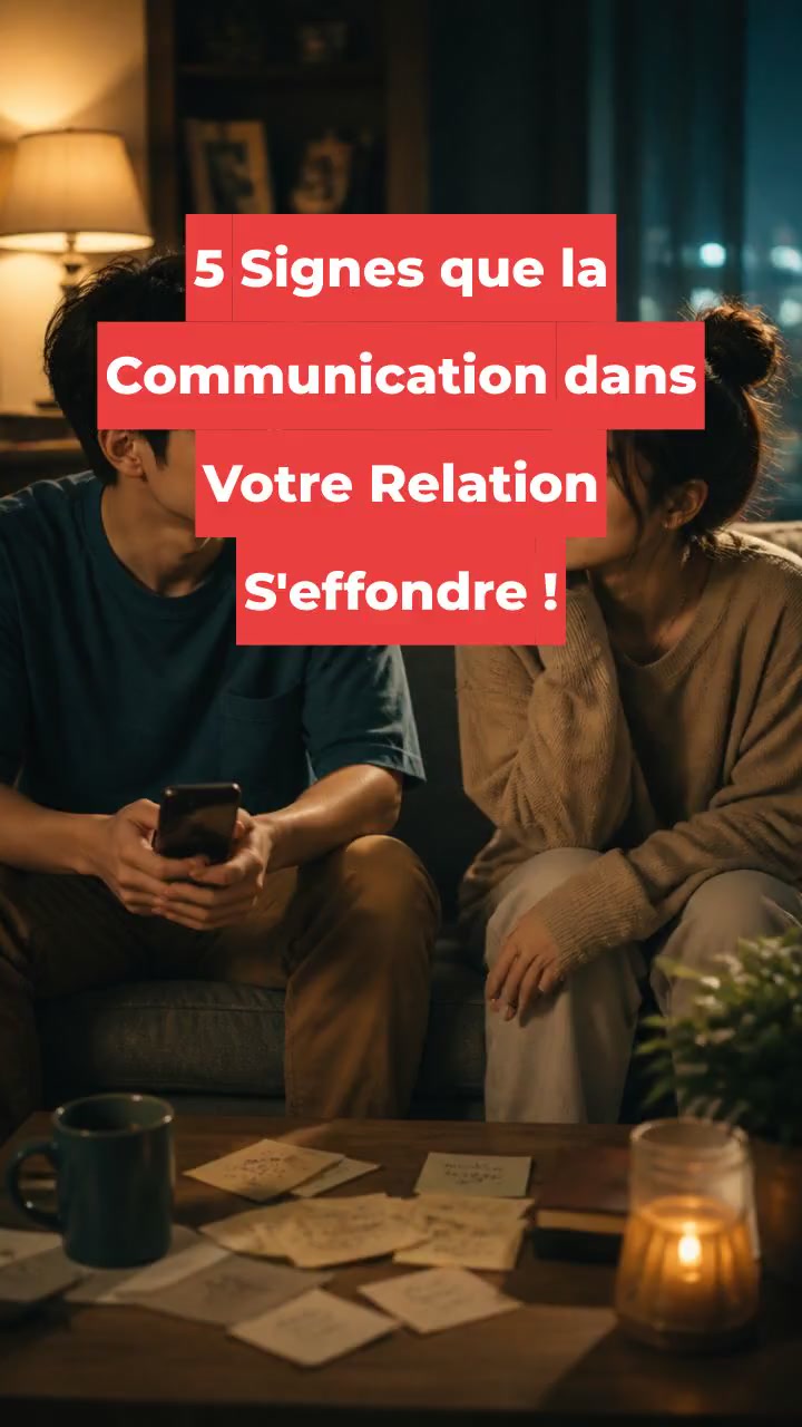 5 Signes que la Communication dans Votre Relation S'effondre !