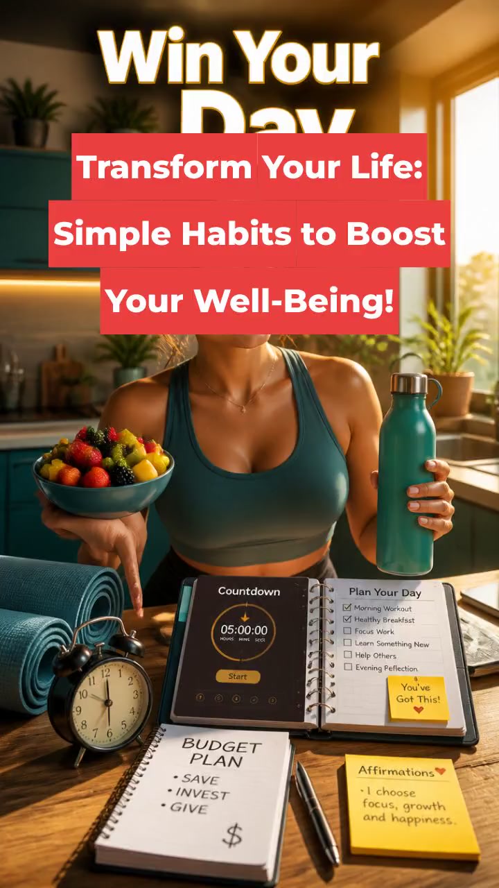 Transform Your Life: Simple Habits to Boost Your Well-Being!