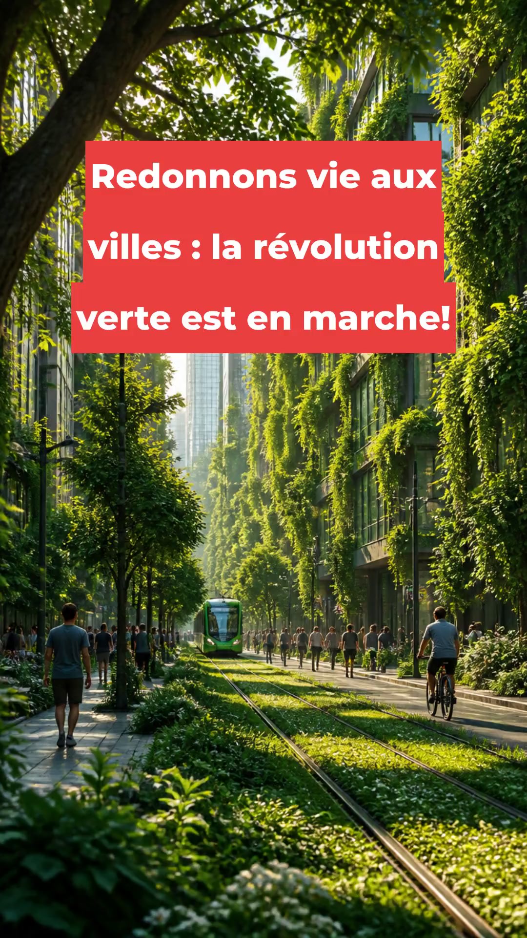 Redonnons vie aux villes : la révolution verte est en marche!