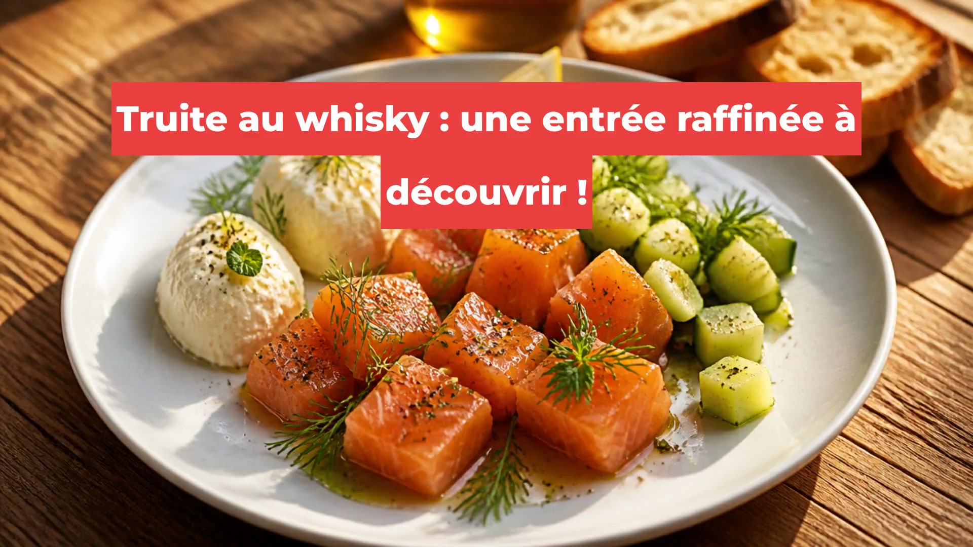 Truite au whisky : une entrée raffinée à découvrir !