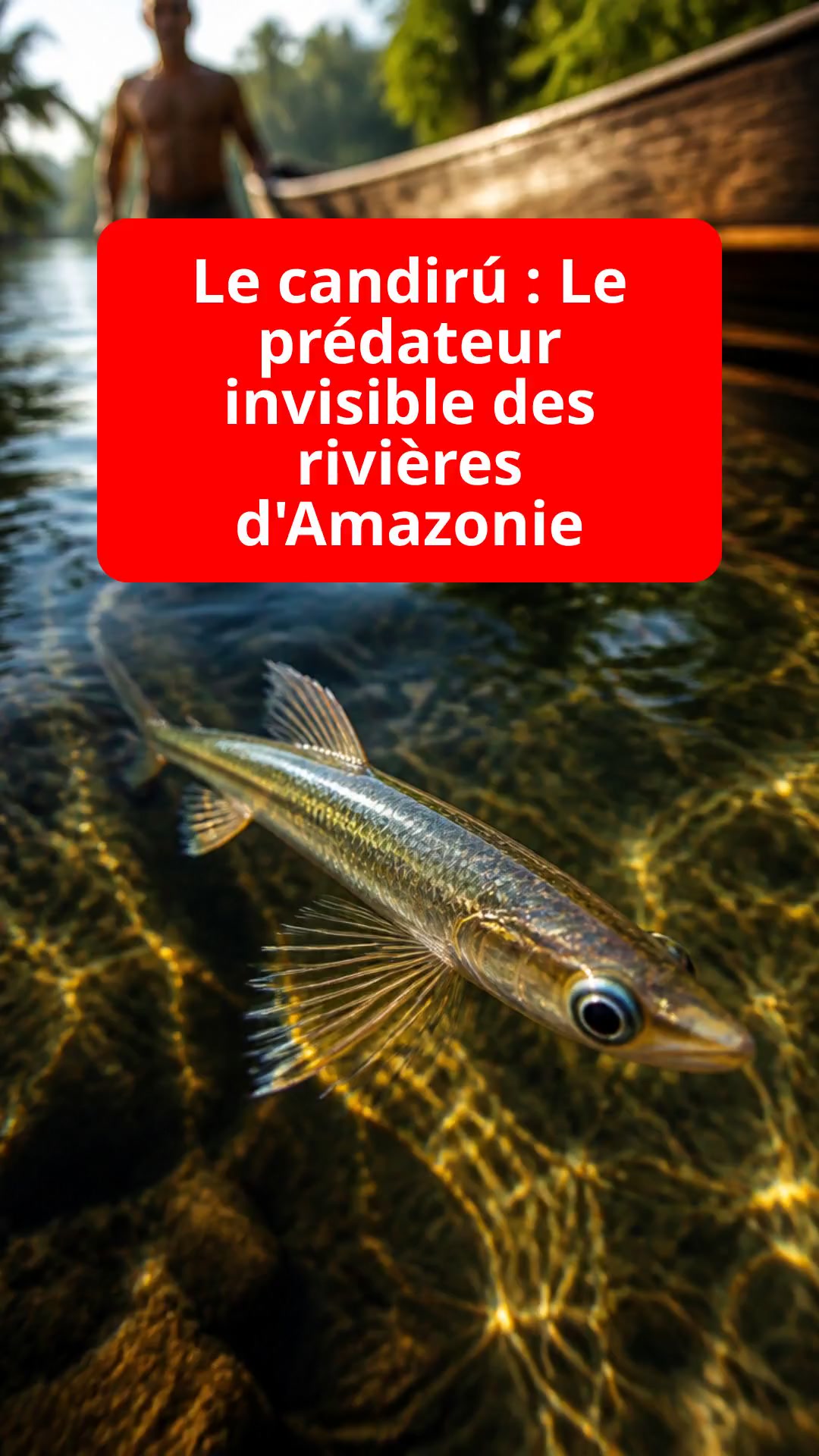 Le candirú : Le prédateur invisible des rivières d'Amazonie