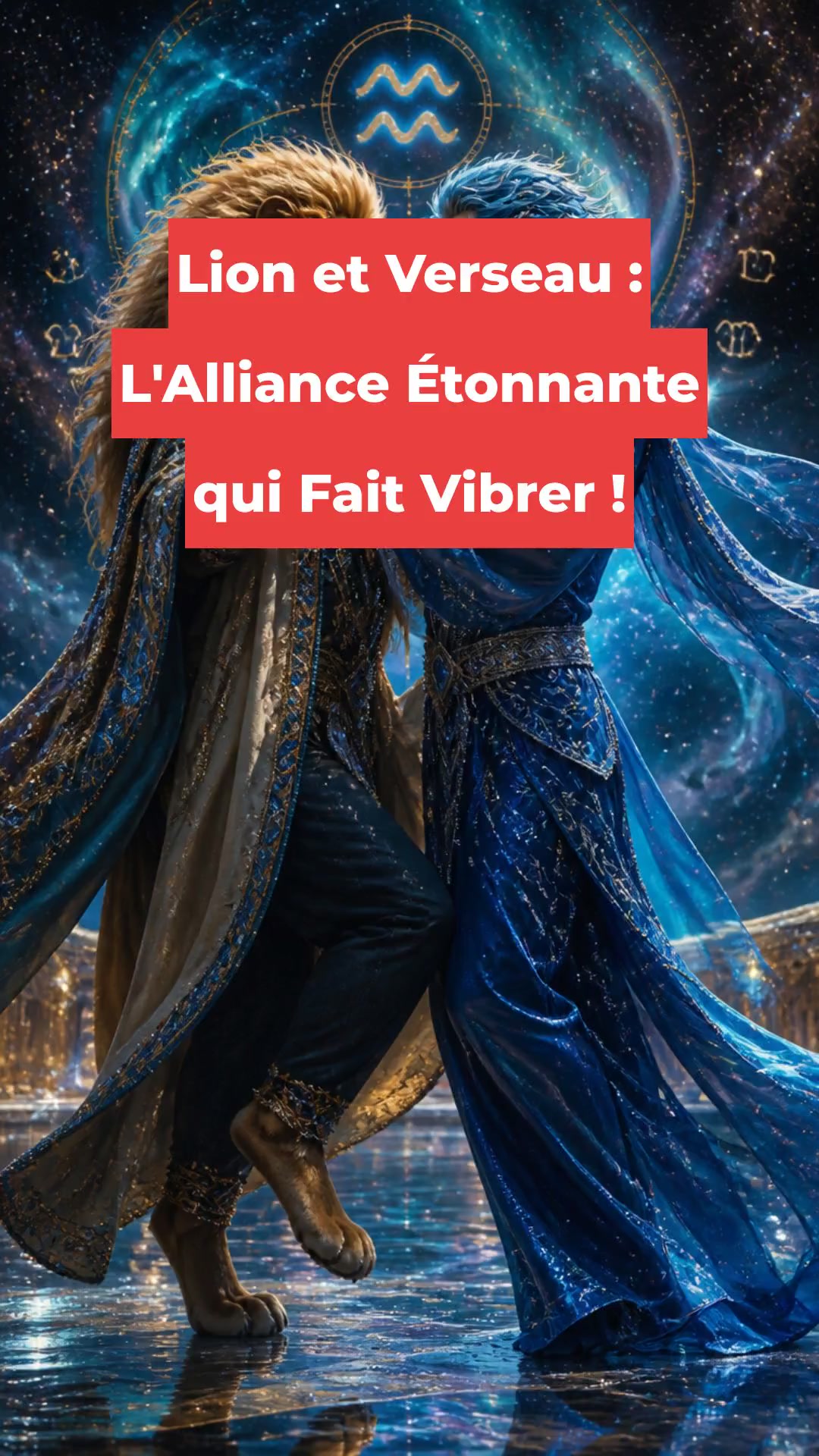 Lion et Verseau : L'Alliance Étonnante qui Fait Vibrer !