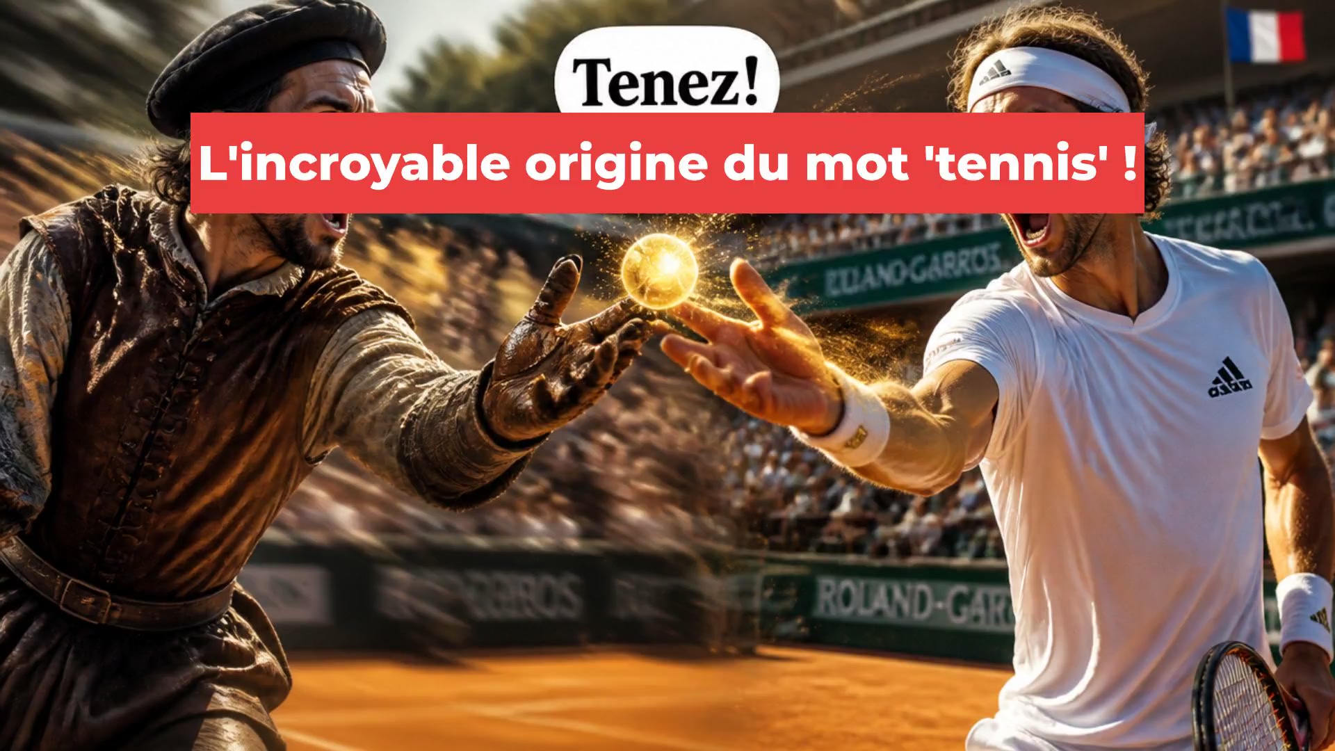L'incroyable origine du mot 'tennis' !