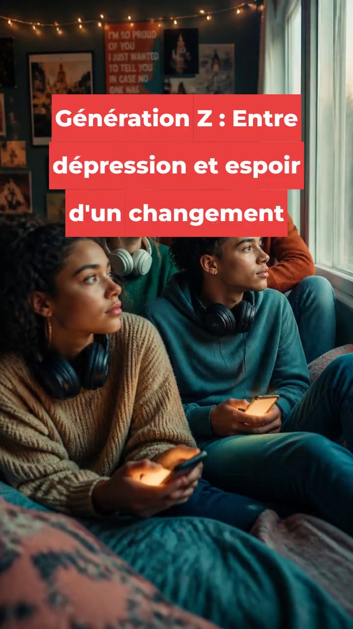 Génération Z : Entre dépression et espoir d'un changement