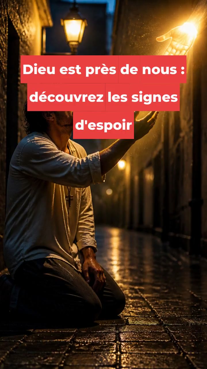 Dieu est près de nous : découvrez les signes d'espoir