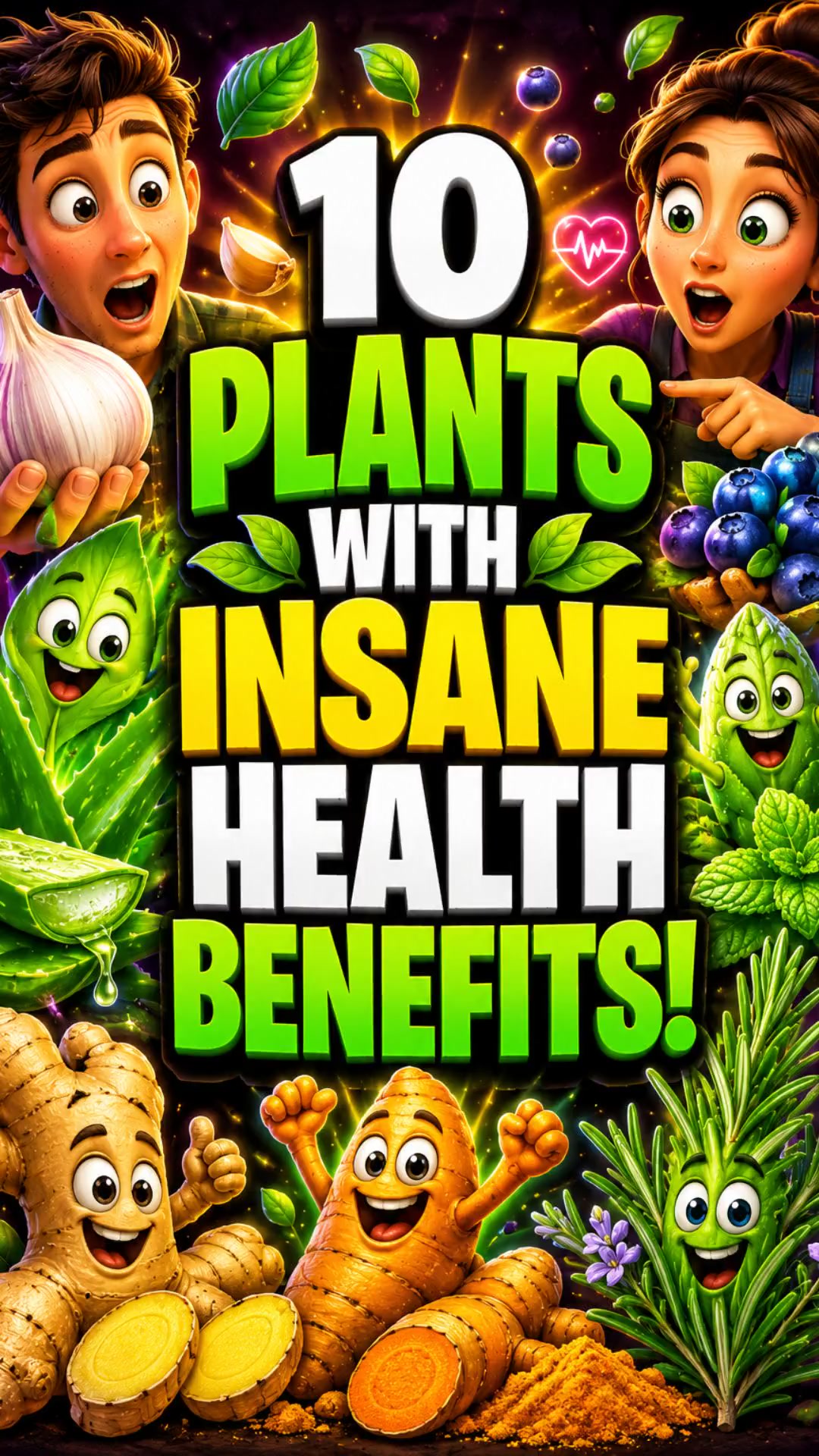 10 Plants With Insane Health Benefits 😳🌱