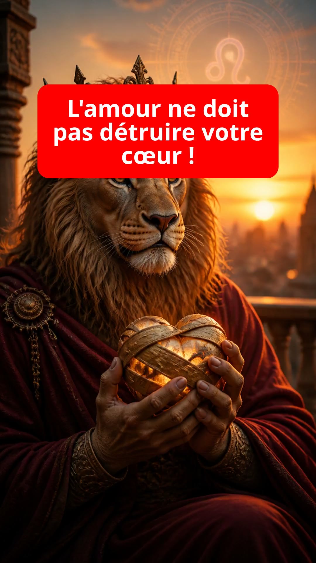 L'amour ne doit pas détruire votre cœur !
