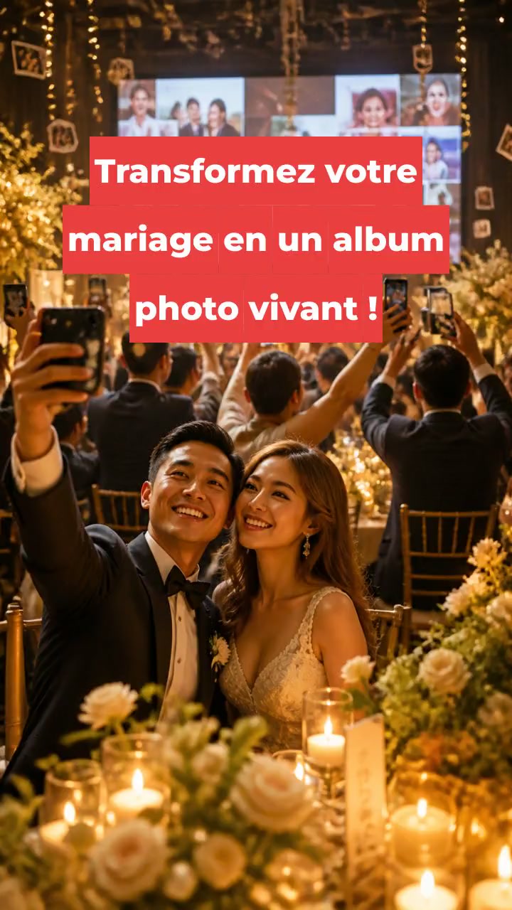 Transformez votre mariage en un album photo vivant !