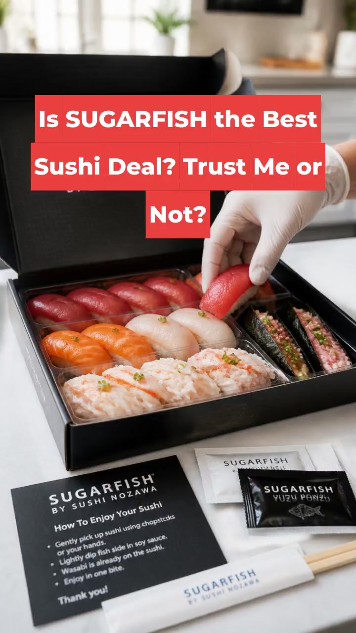 Is SUGARFISH the Best Sushi Deal? Trust Me or Not?
