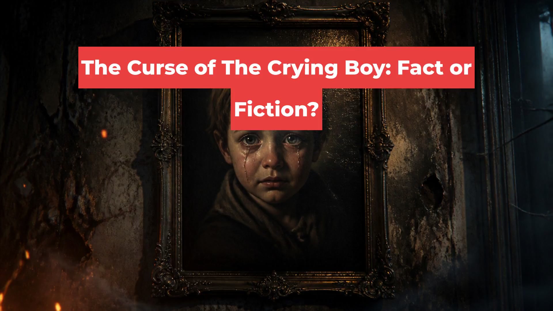 The Curse of The Crying Boy: Fact or Fiction?