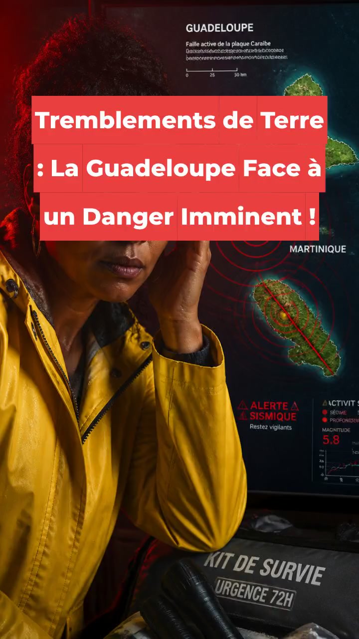 Tremblements de Terre : Le risque sismique en Guadeloupe . 