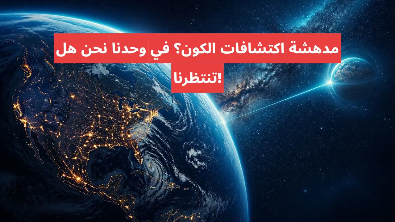 هل نحن وحدنا في الكون؟ اكتشافات مدهشة تنتظرنا!