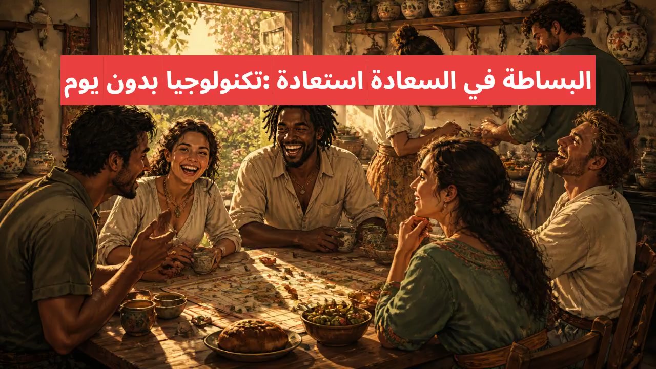 يوم بدون تكنولوجيا: استعادة السعادة في البساطة