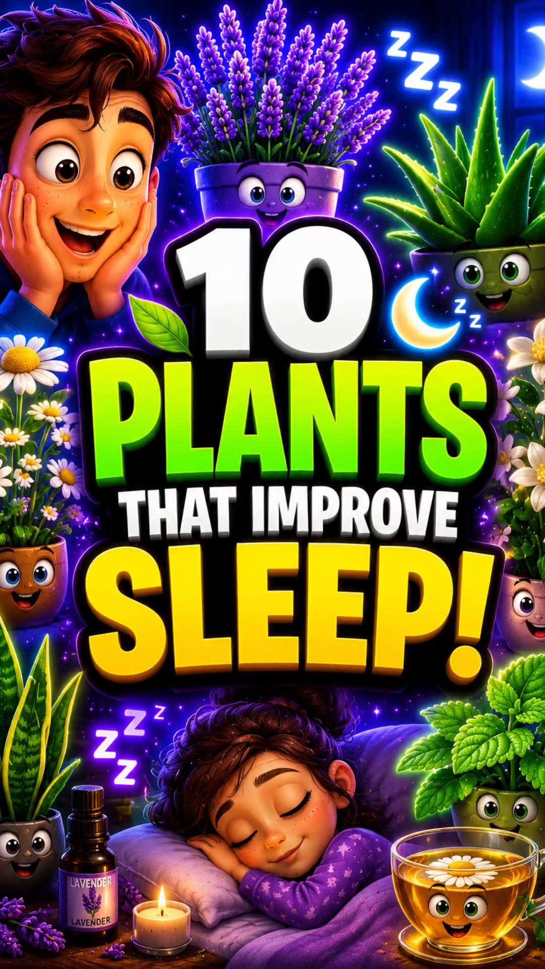10 Surprising Plants for Better Sleep!