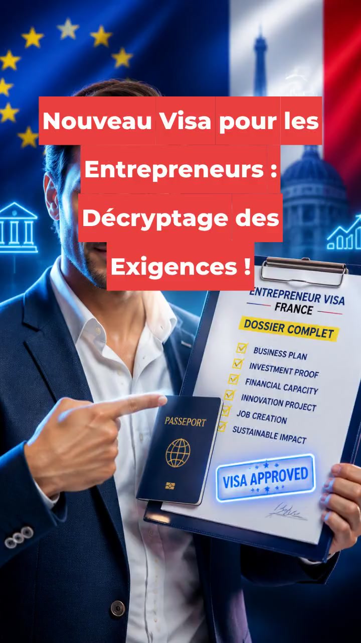 Nouveau Visa pour les Entrepreneurs : Décryptage des Exigences !