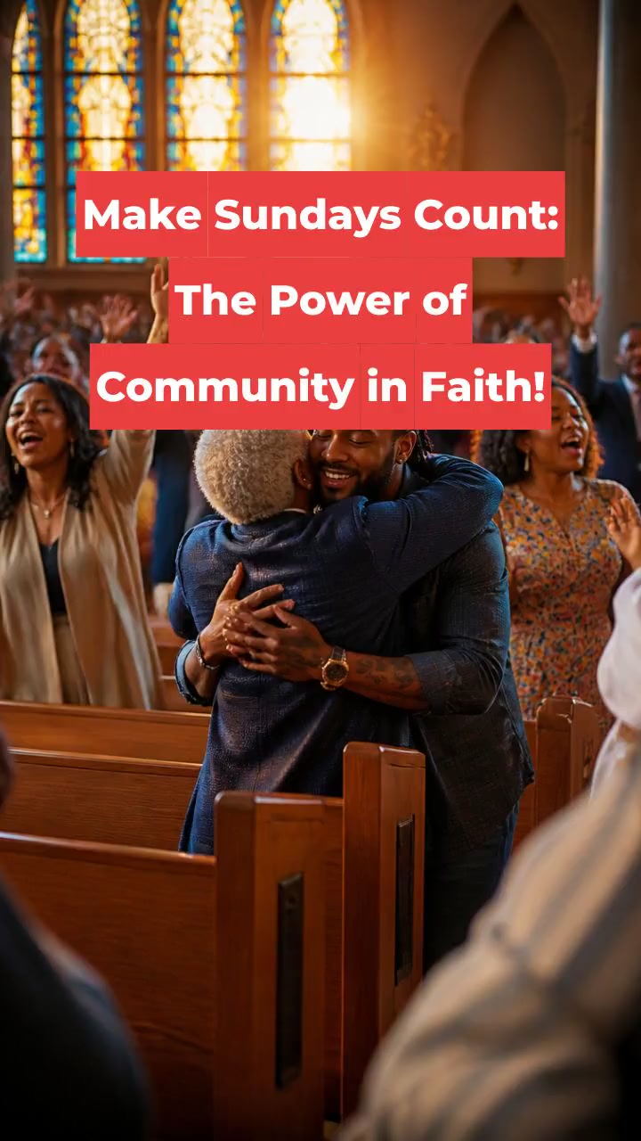 Make Sundays Count: The Power of Community in Faith!