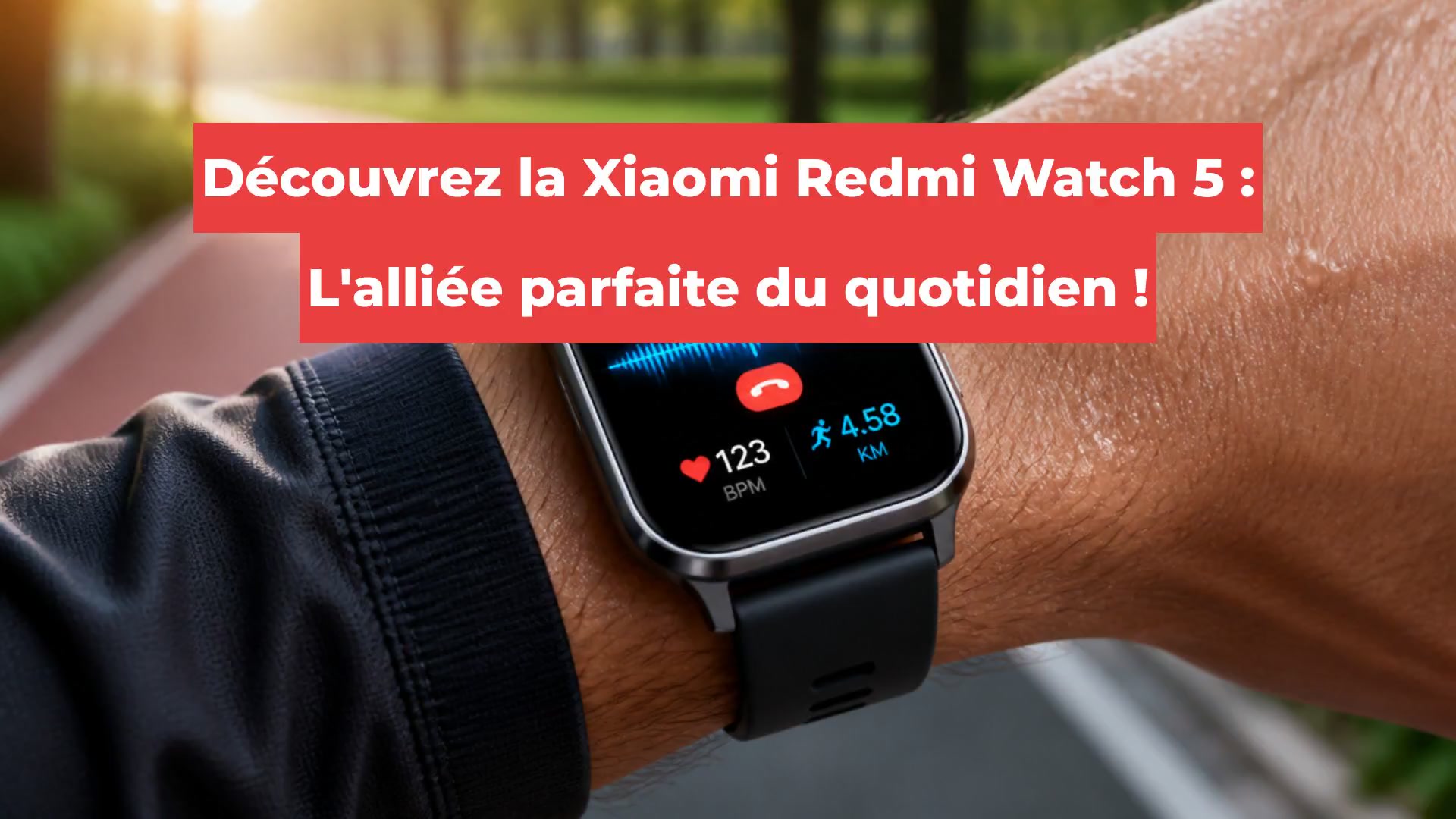 Découvrez la Xiaomi Redmi Watch 5 : L'alliée parfaite du quotidien !