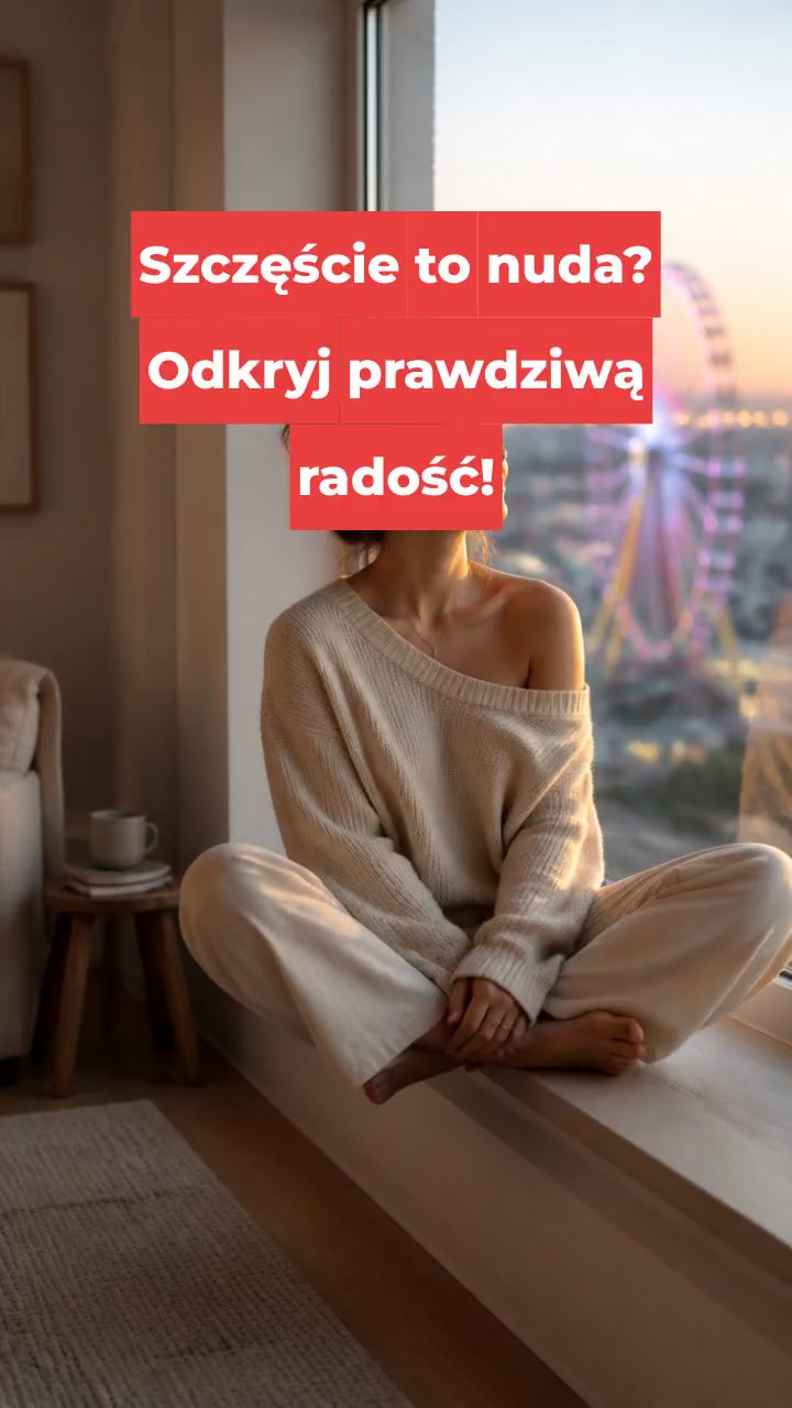 Szczęście to nuda? Odkryj prawdziwą radość!