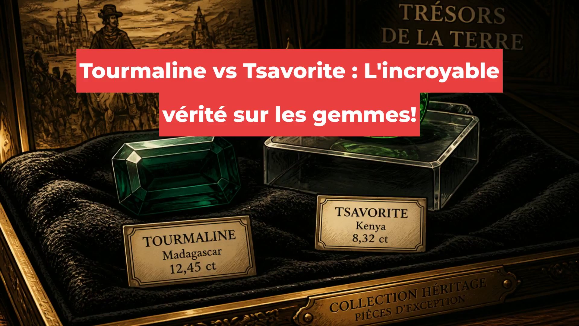 Tourmaline vs Tsavorite : L'incroyable vérité sur les gemmes!