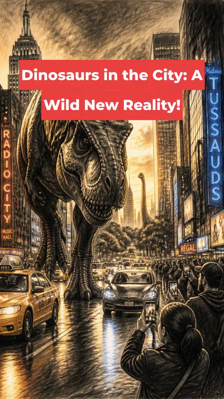 Dinosaurs in the City: A Wild New Reality!
