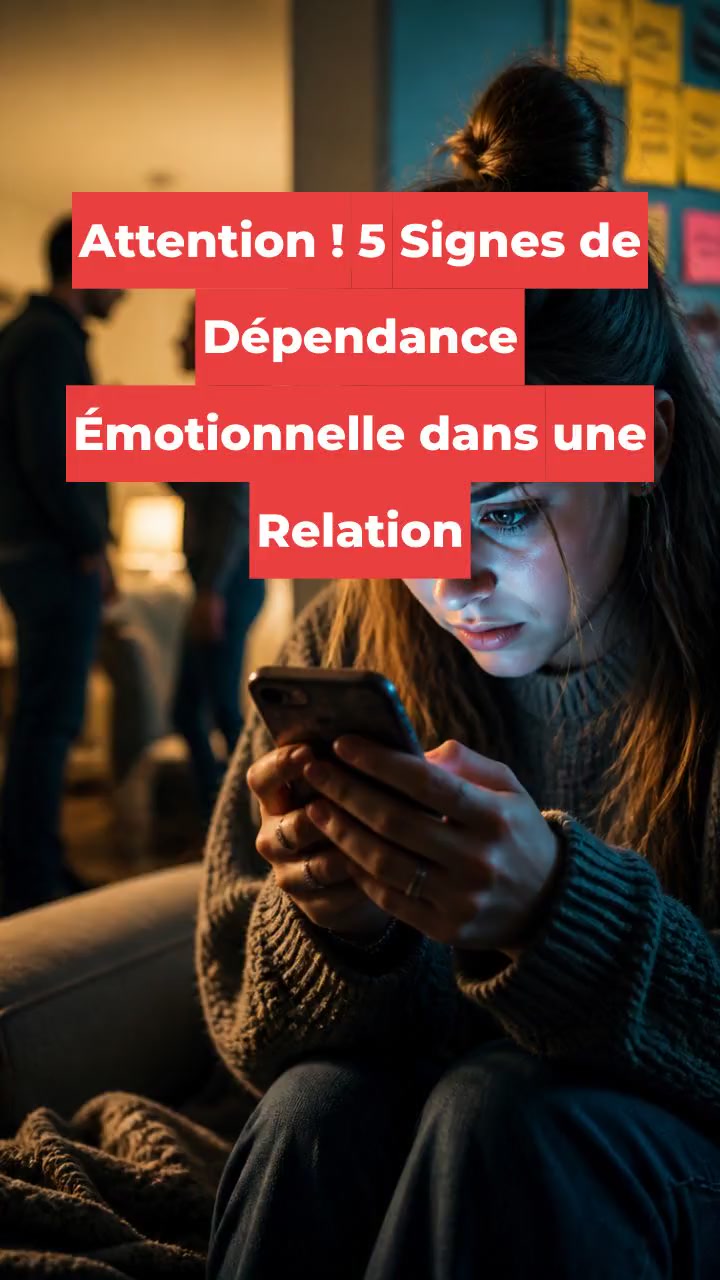 Attention ! 5 Signes de Dépendance Émotionnelle dans une Relation