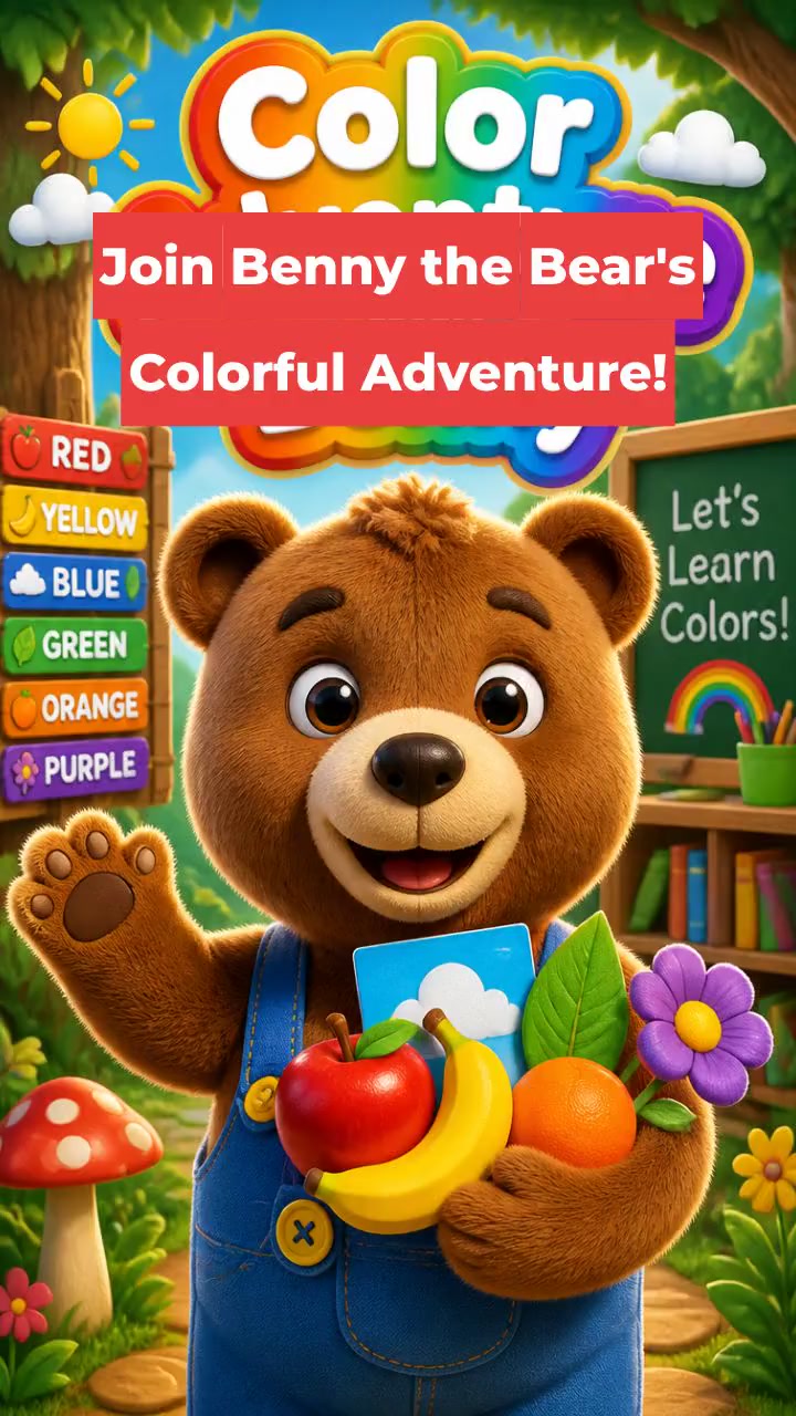 Join Benny the Bear's Colorful Adventure!