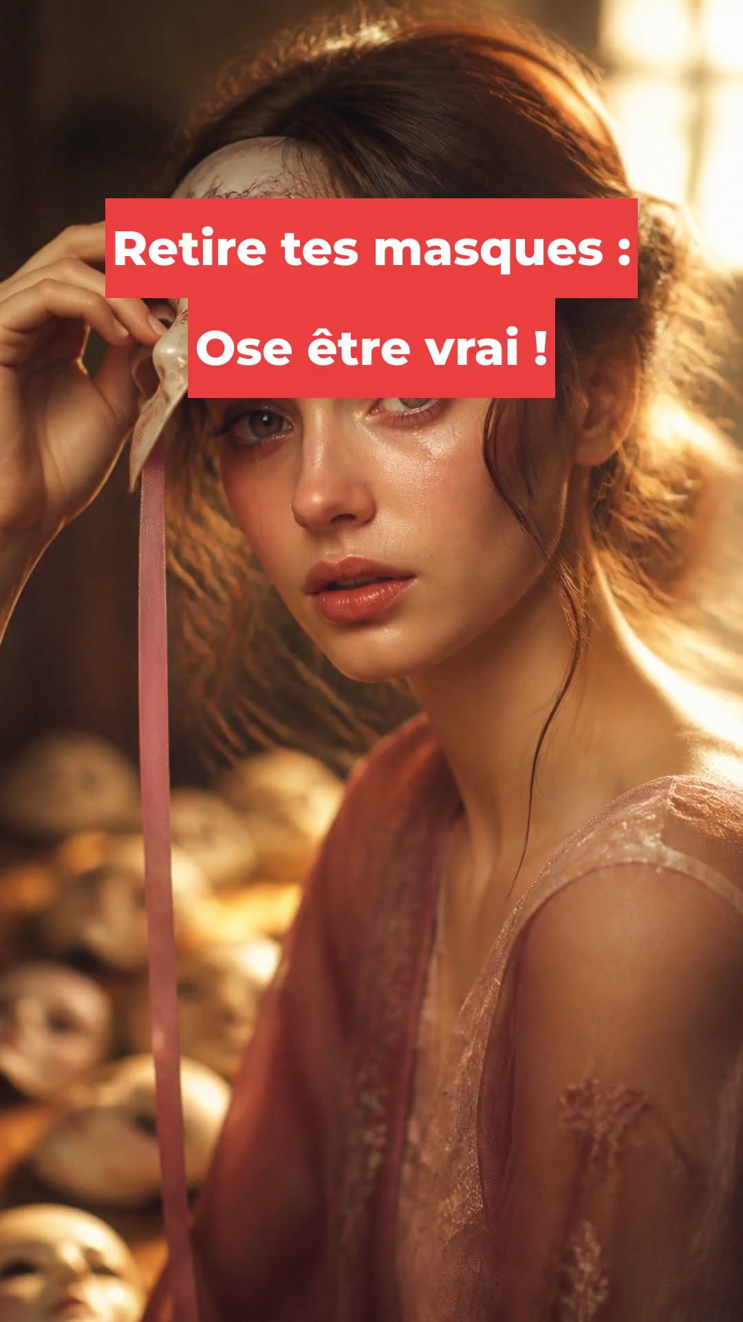 Retire tes masques : Ose être vrai !
