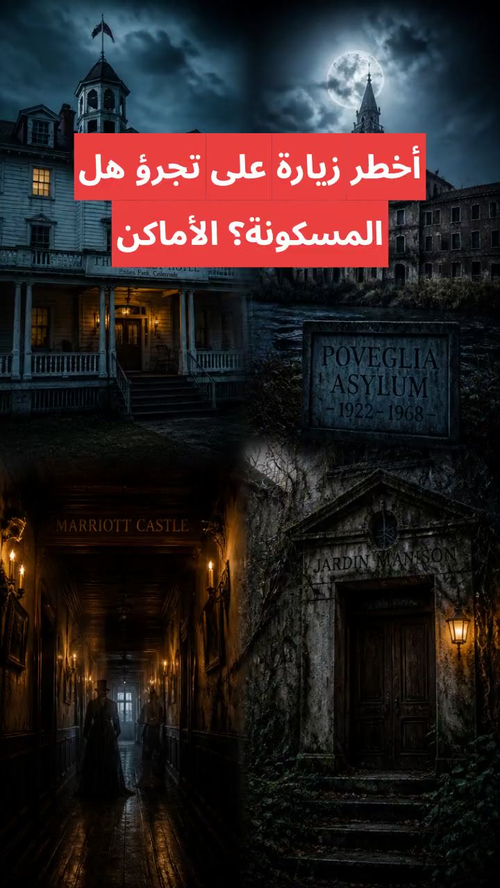 هل تجرؤ على زيارة أخطر الأماكن المسكونة؟
