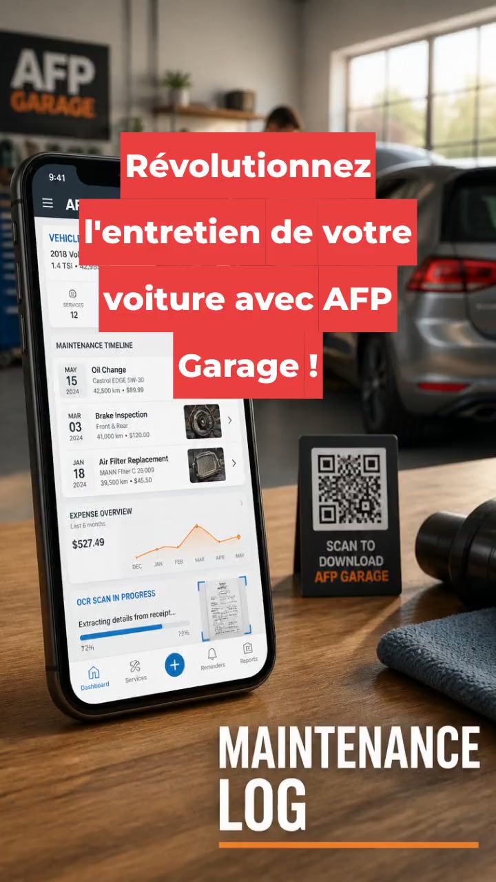Révolutionnez l'entretien de votre voiture avec AFP Garage !