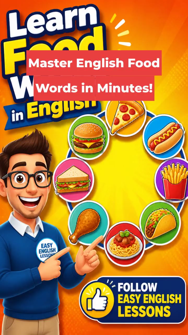 Master English Food Words in Minutes!