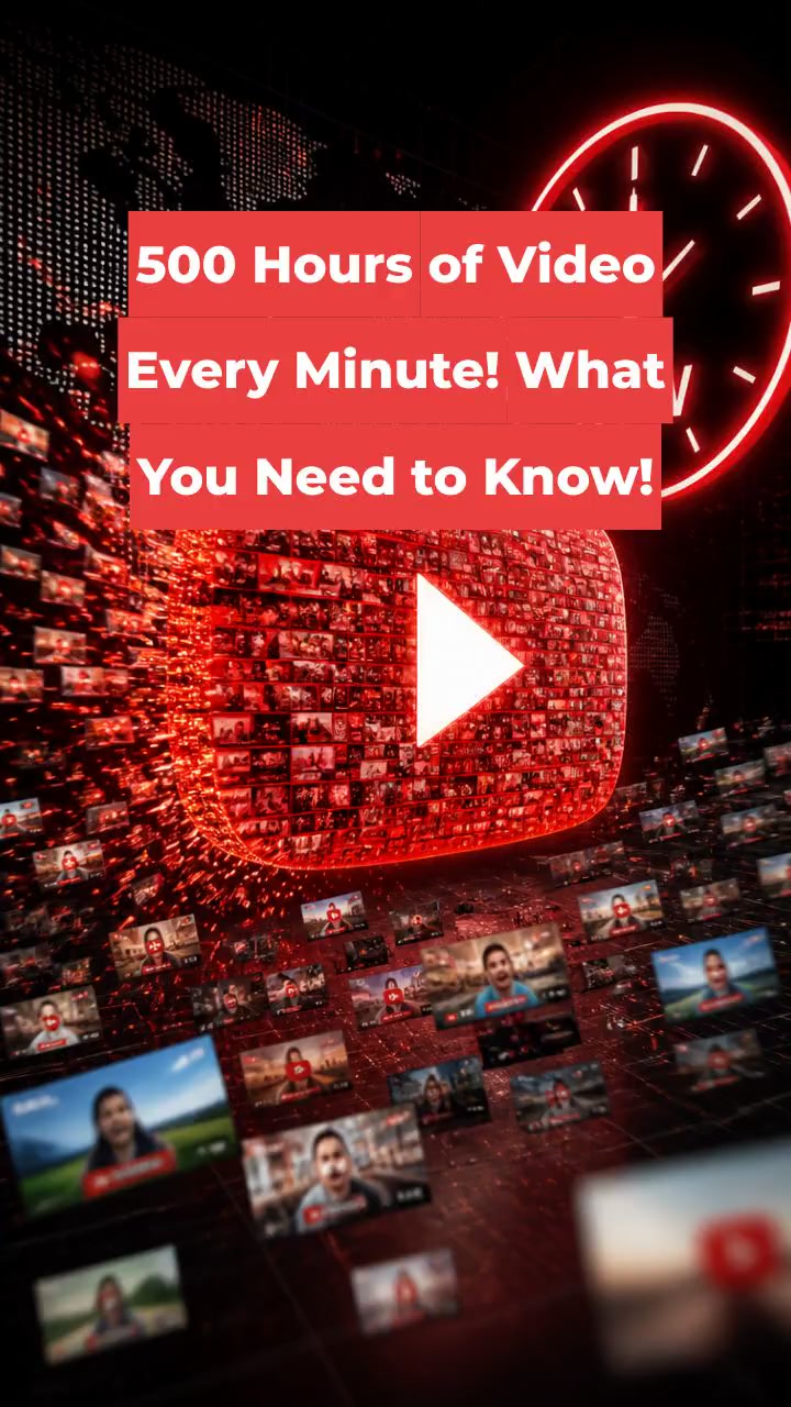 500 Hours of Video Every Minute! What You Need to Know!