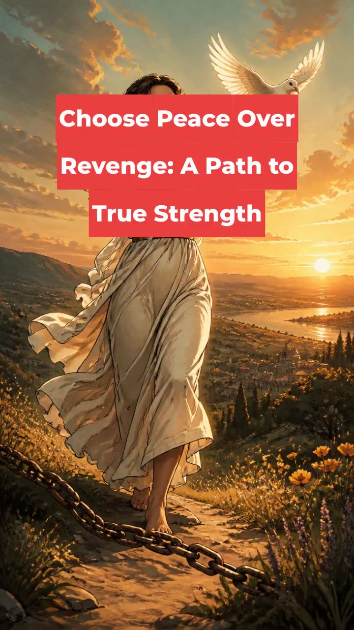 Choose Peace Over Revenge: A Path to True Strength