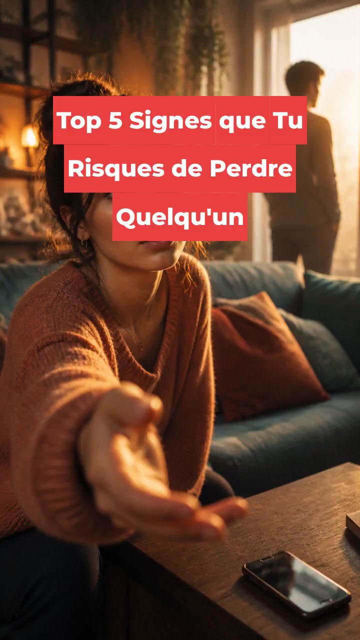 Top 5 Signes que Tu Risques de Perdre Quelqu'un