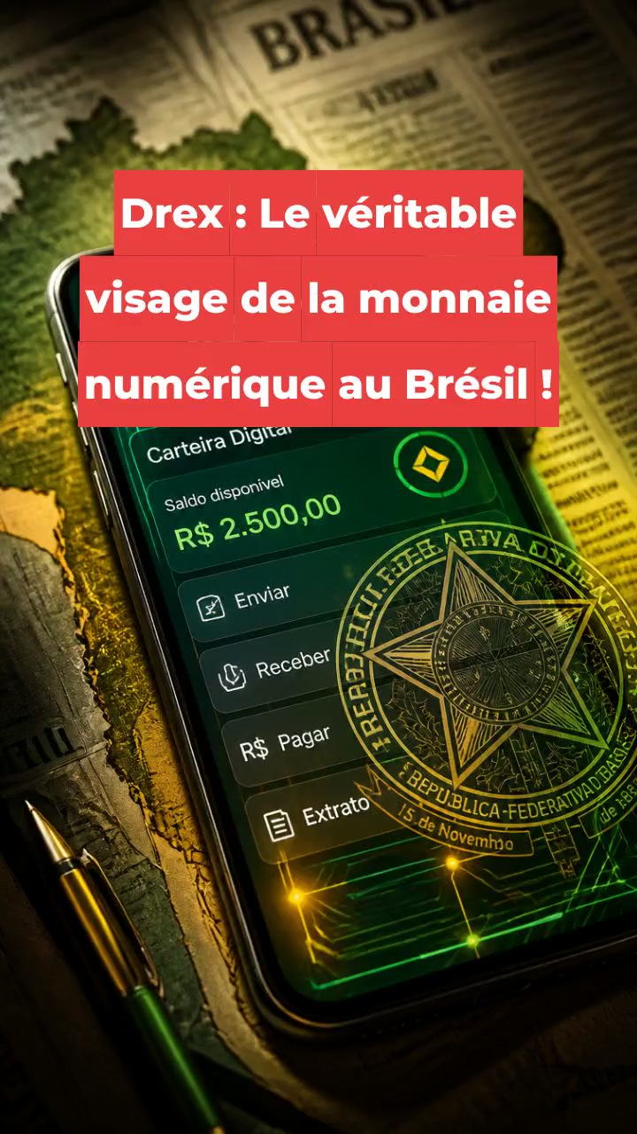 Drex : Le véritable visage de la monnaie numérique au Brésil !
