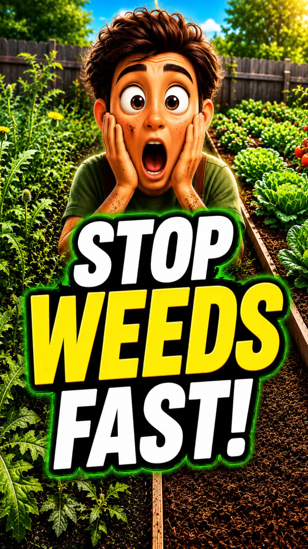 Stop Weeds Fast With These 5 tricks 😳🌱