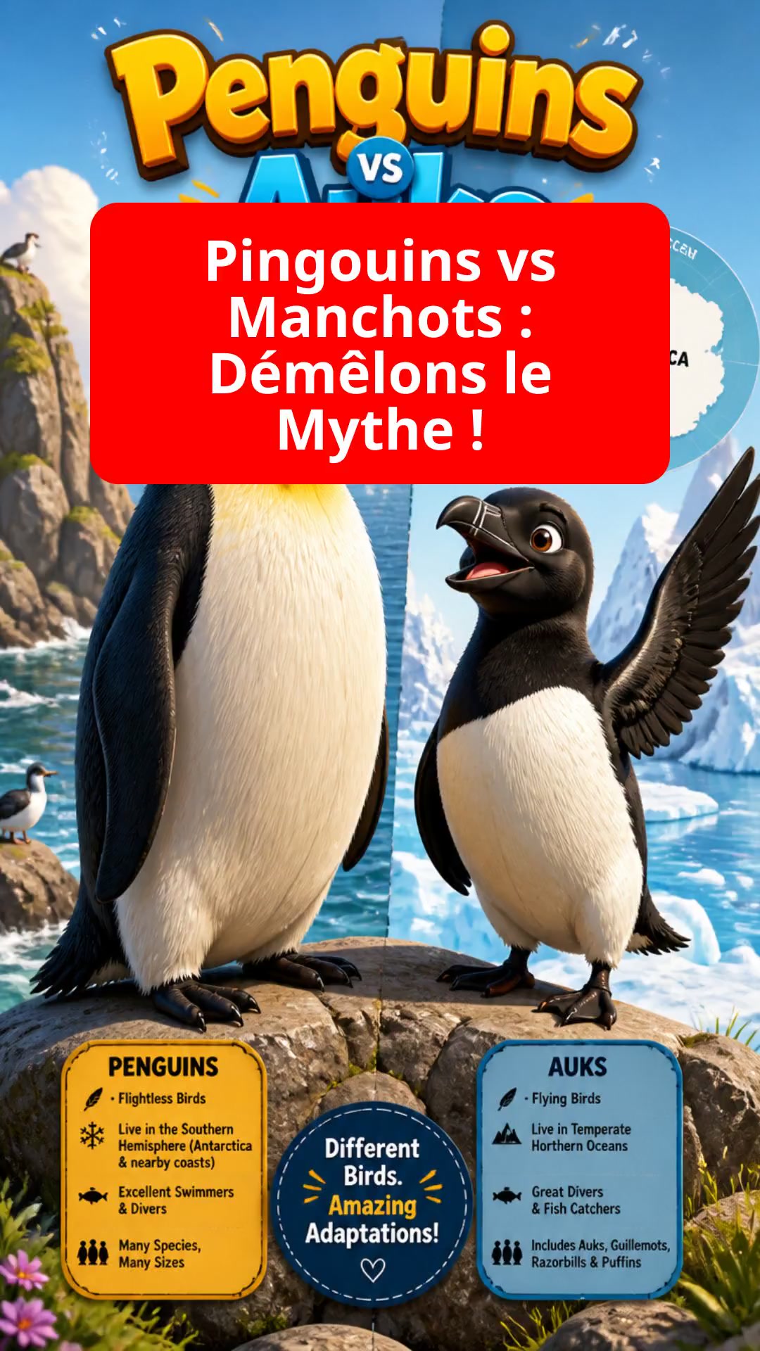 Pingouins vs Manchots : Démêlons le Mythe !