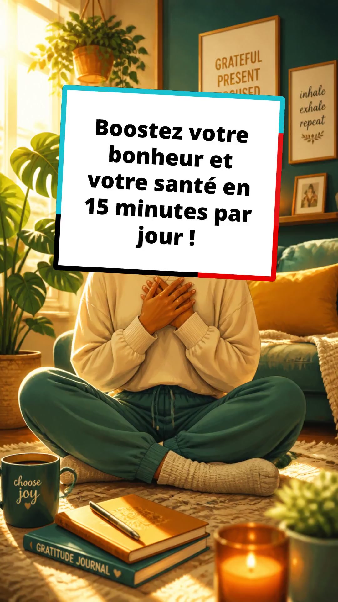 Boostez votre bonheur et votre santé en 15 minutes par jour !