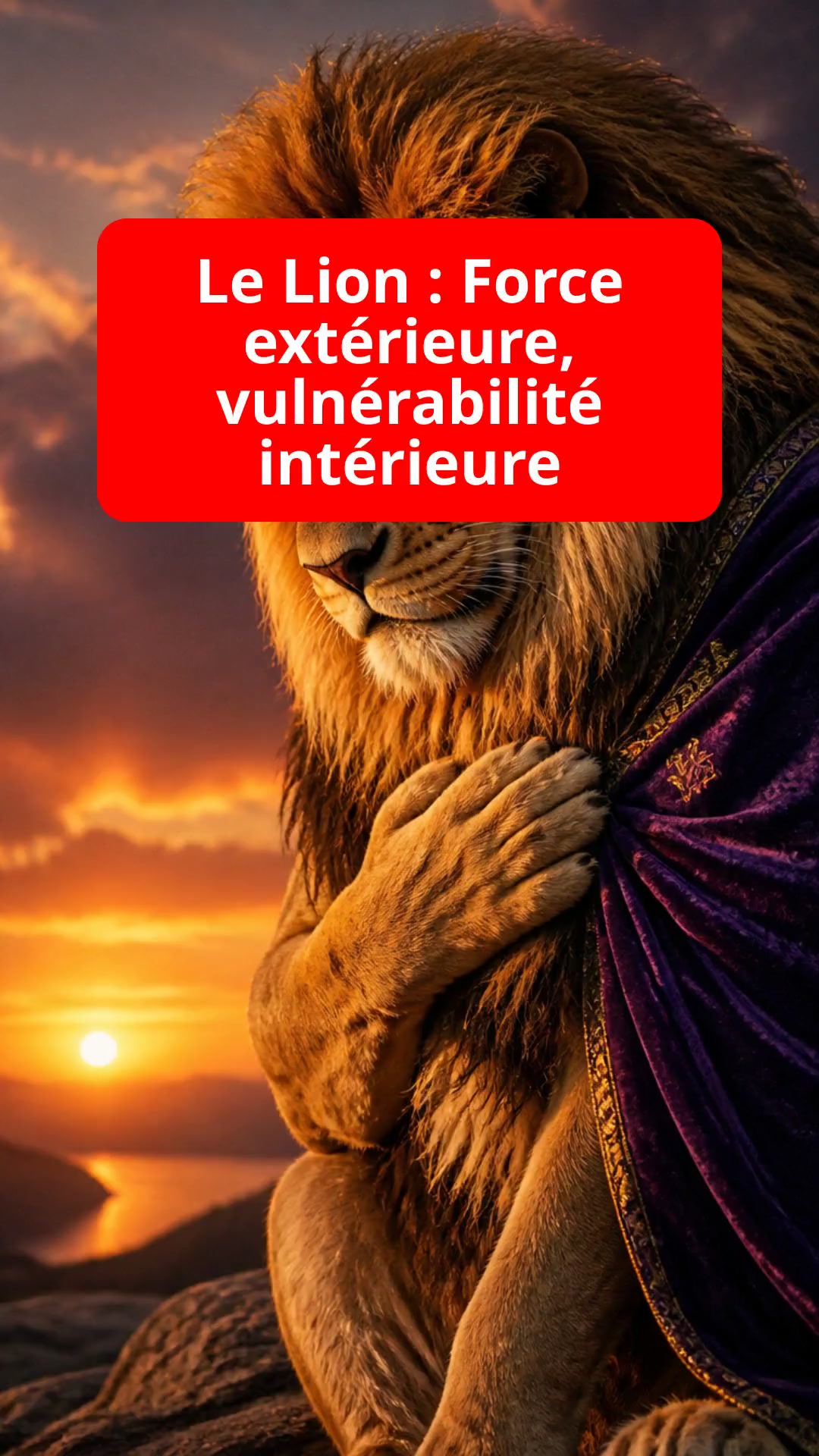 Le Lion : Force extérieure, vulnérabilité intérieure