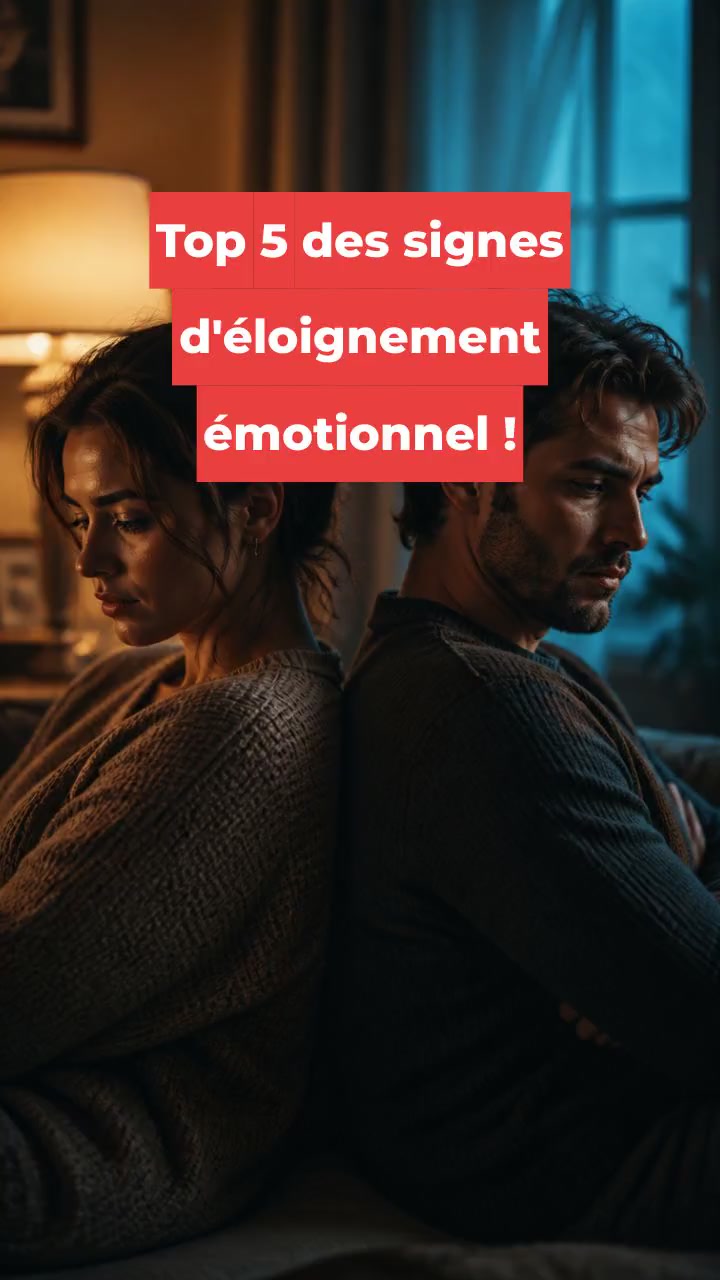 Top 5 des signes d'éloignement émotionnel !