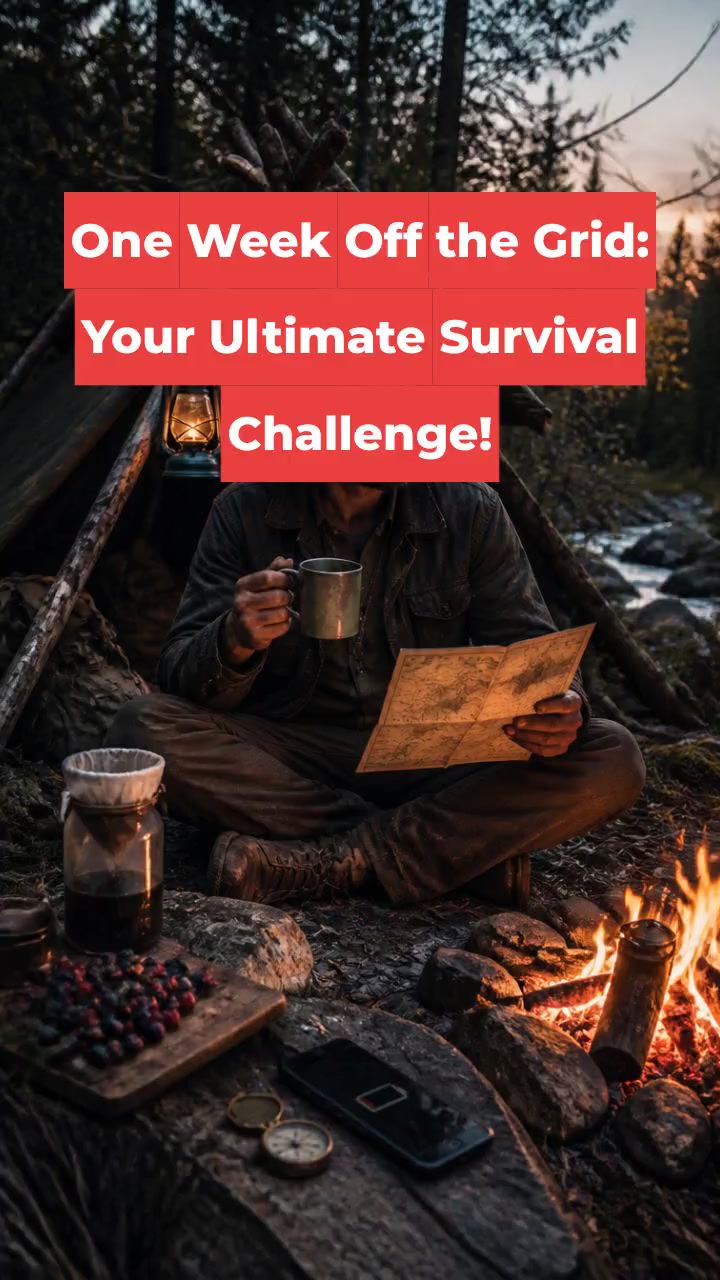 One Week Off the Grid: Your Ultimate Survival Challenge!