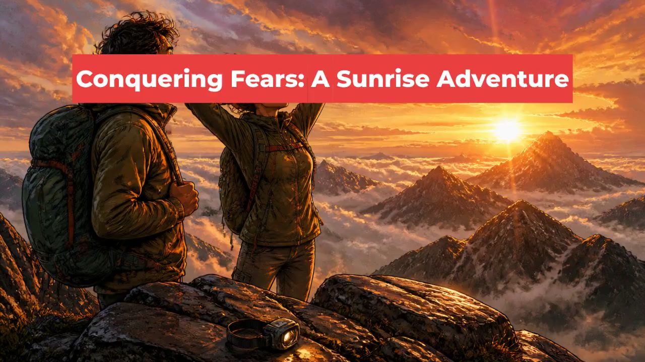 Conquering Fears: A Sunrise Adventure