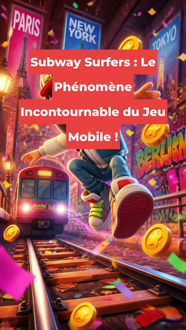 Subway Surfers : Le Phénomène Incontournable du Jeu Mobile !